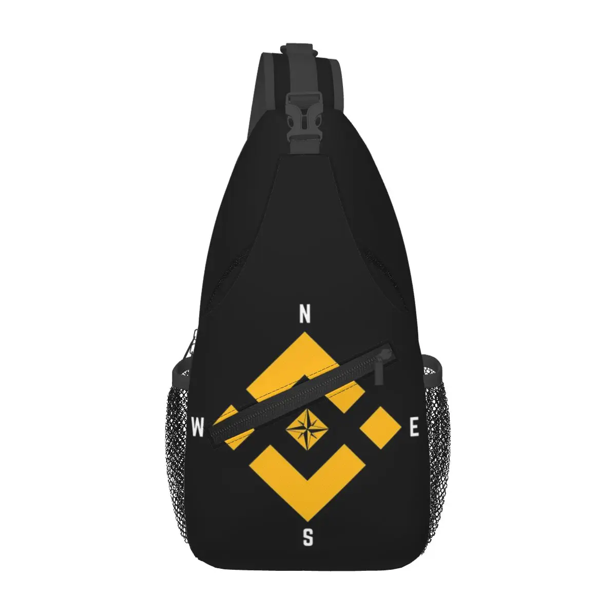 Binance криптовалюта Binance монета нагрудная сумка мужской слинг рюкзак через плечо нагрудная сумка дорожный походный рюкзак сумка на плечо