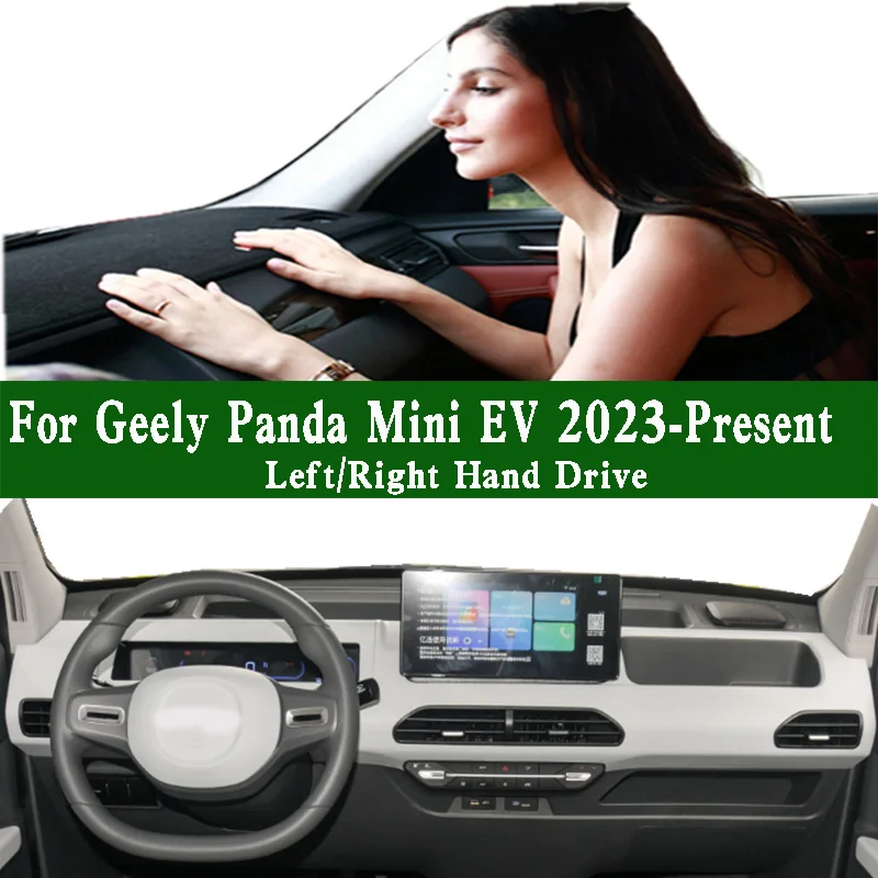 Аксессуары для Geely Panda Mini EV 2023 2024, коврик для приборной панели, защитная накладка на панель прибора