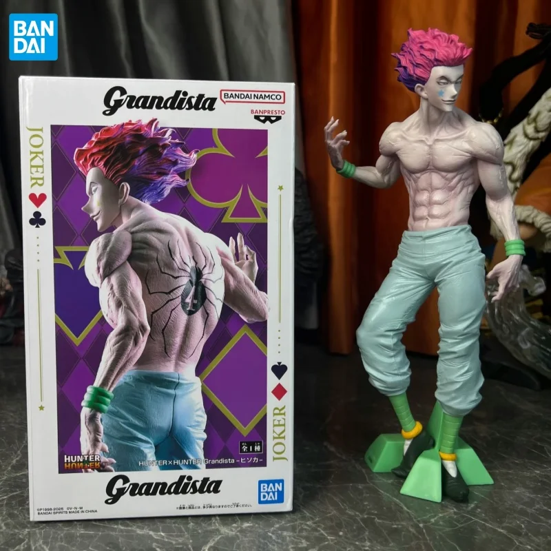 Фото Оригинальная оригинальная фигурка Banpresto Grandista GROS Hunter Hunter 28 см Hisoka, Коллекционная модель для взрослых, игрушка-кукла QWIOOE №5