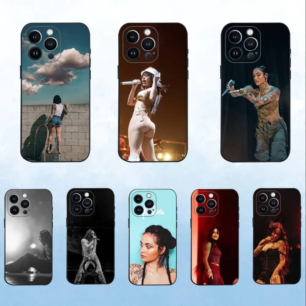 Чехол для телефона Singer K-Kehlani P-Parrish для iPhone 16,15,14,13,12,11 Plus, Pro Max, XS, XR, SE, Mini,8,7, мягкий силиконовый черный чехол