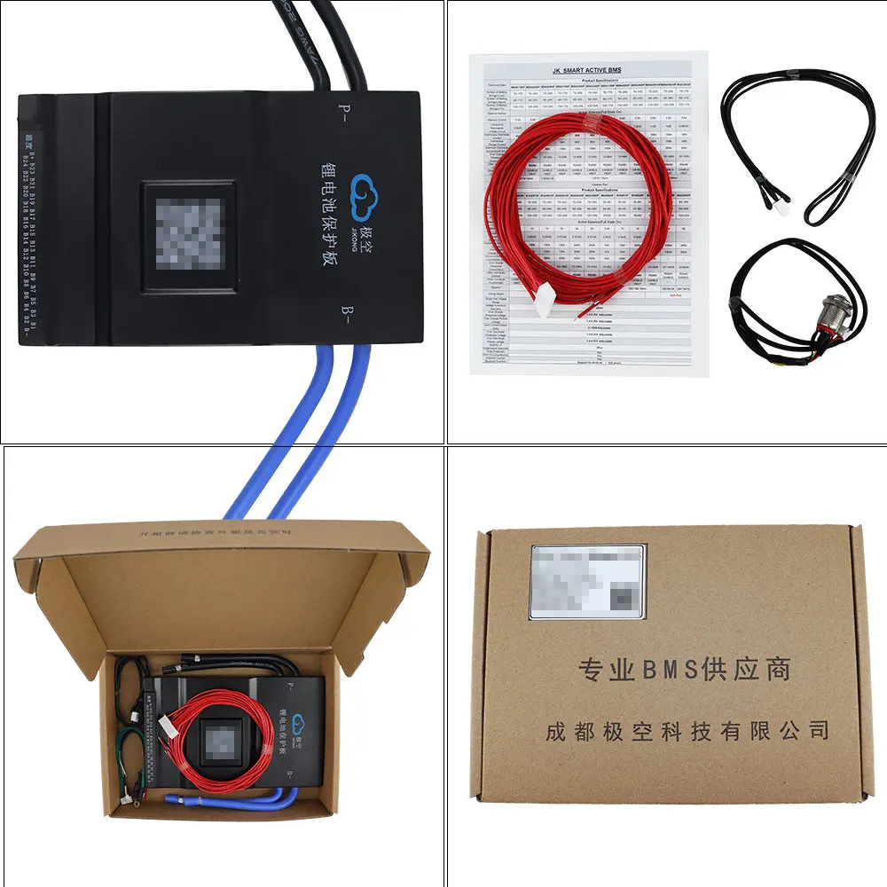 JK BMS Smart JKBMS 0.4A ~ 2A активный баланс 4S ~ 24S LiFePo4 li-ion аккумулятор лто 40A ~ 200A текущий BT APP RS485 CAN JIKONG Smart BMS (art.: 3920c3c0252cd) - 3920c3c0252cd