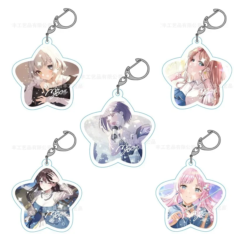 Акриловый браслет в форме звезды из аниме BanGDream! Это MyGO фигурка Анон чихая рана Канаме сойо Нагасаки таки Шиина брелок сумка Подвеска