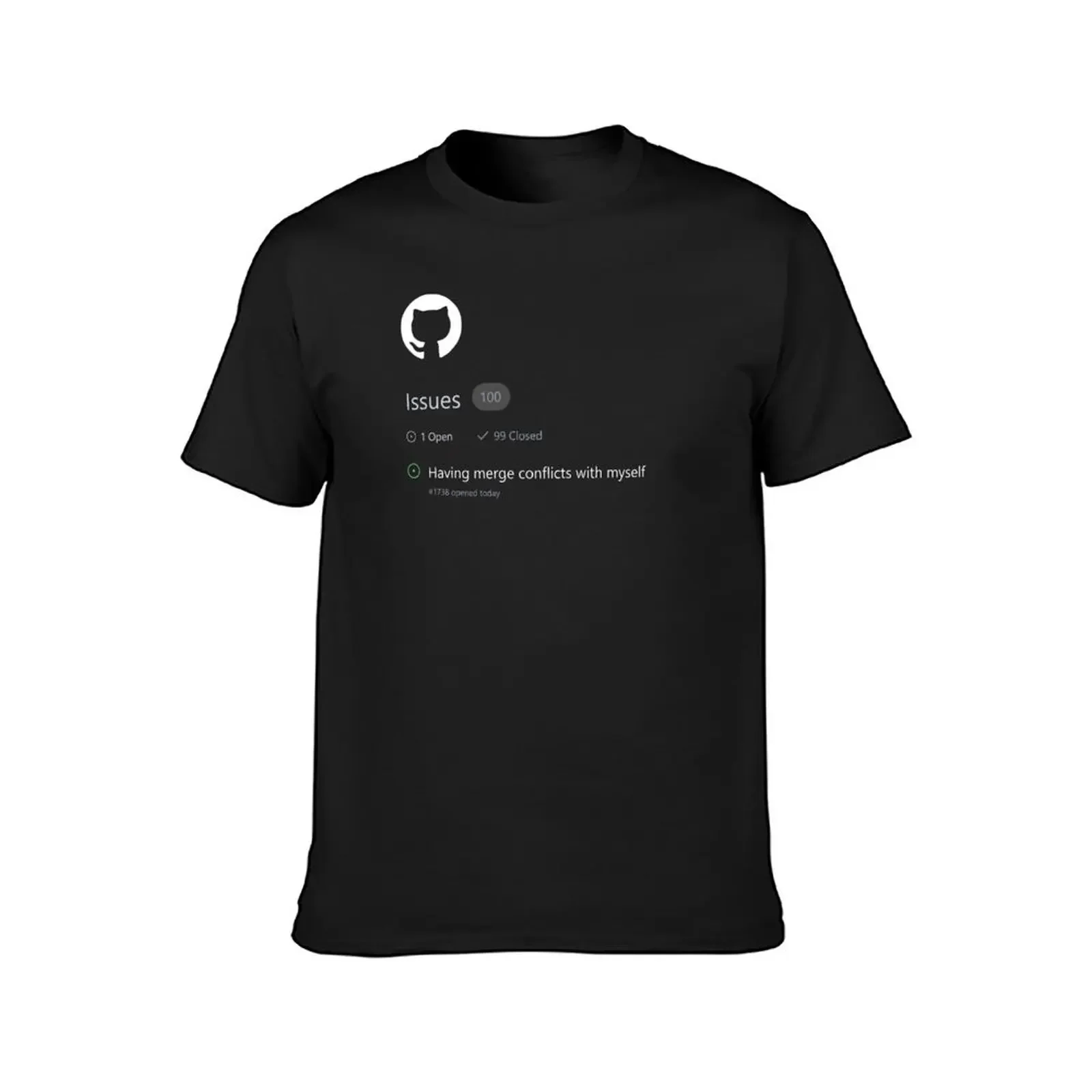 Фото Футболка Github из коллекции «Гарри с собой», уличная одежда, летняя одежда, тяжелые черные футболки для мужчин №2