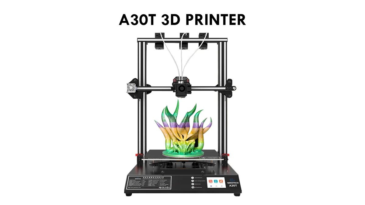 Трехцветный 3D-принтер Geeetech 3 в 1, большой экструдер, трехцветный, разные цвета