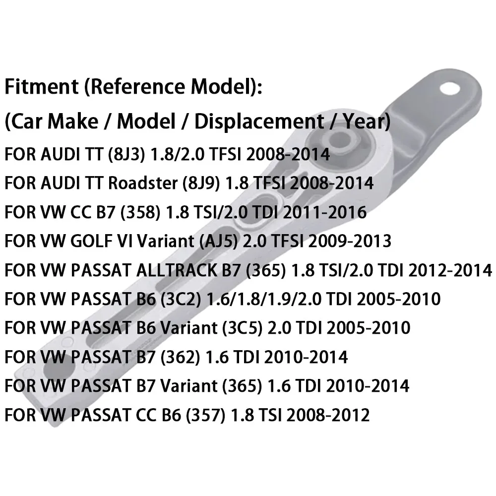 Для VW PASSAT CC B6 B7 Variant GOLF AUDI TT 8J3 8J9 крепление двигателя 3C 0199855 A 3C 0199855 Аксессуары для поддержки кронштейна J (art.: 3920cc1c0f315) - 3920cc1c0f315