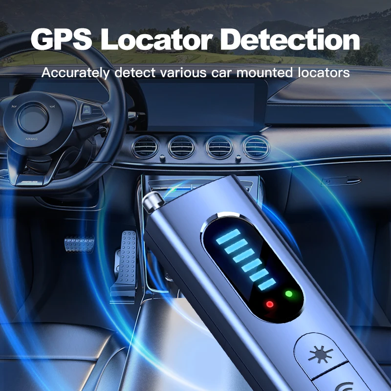 Фото Поиск скрытой камеры, антишпионский автомобильный GPS-трекер, устройство для прослушивания ошибок, беспроводной сканер всех сигналов, скрытая камера-обскура для отеля №3