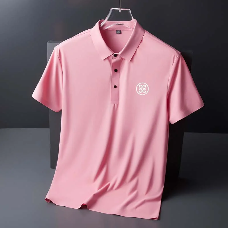 Kemeja Golf Pria Musim Semi 2023 Kaos Golf Cepat kerbersirkulasi Pakaian Golf Nyaman Kemeja Polo Pria Atasan Lengan Pendek (art.: 3920c0fa38a05) - 3920c0fa38a05