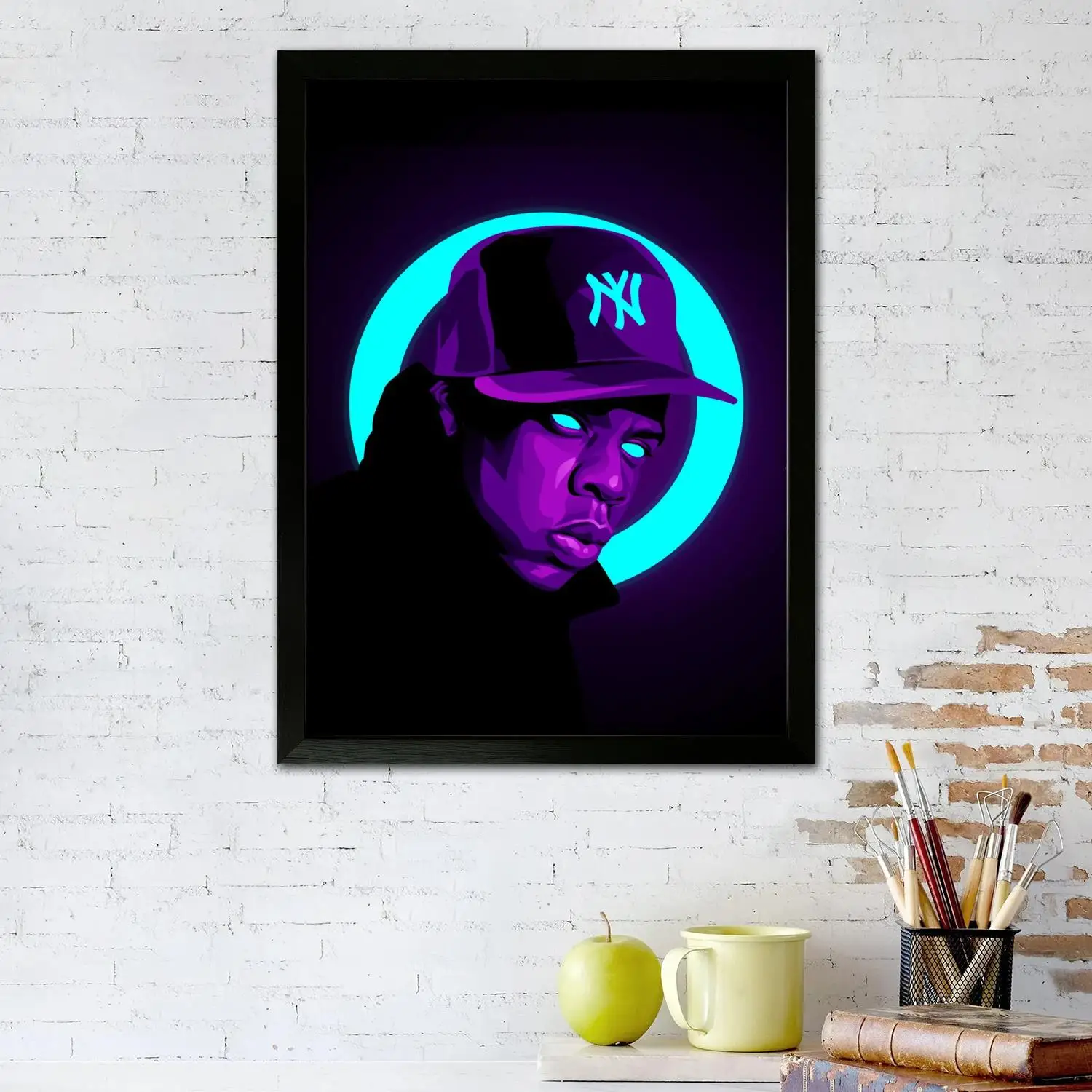 Фото Jay z холст художественный постер и настенная художественная картина с принтом, современные постеры для семейной спальни, декоративная живопись №2