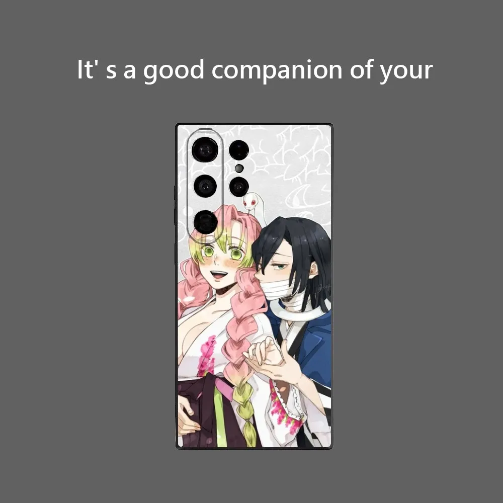 Фото Чехол для телефона Demon Slayer Kanroji Mitsuri Iguro Obanai для Samsung Galaxy S25 Ultra S22 S23 S24 Ultra S21 S20 5G, мягкий защитный чехол №5