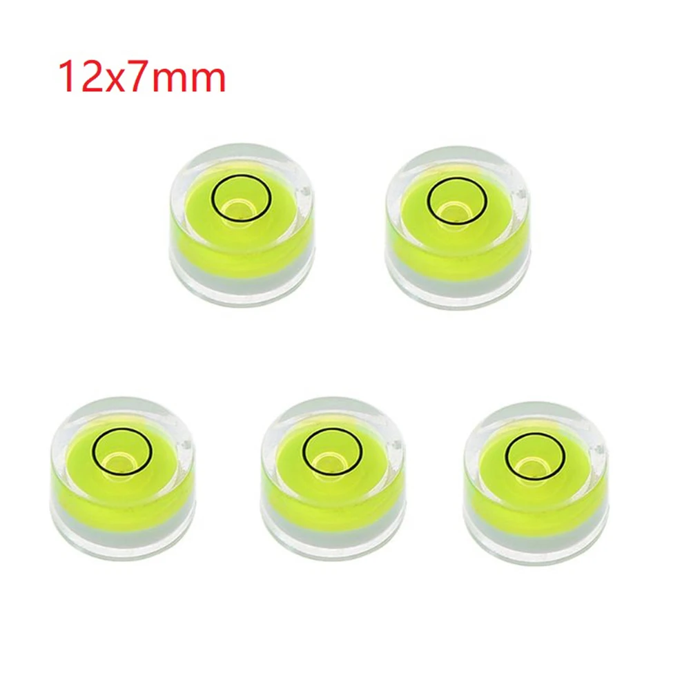Фото 5 шт круглый пузырьковый уровень Mini Spirit Bullseye измерительный прибор уровня L69A инструменты высокого качества №4