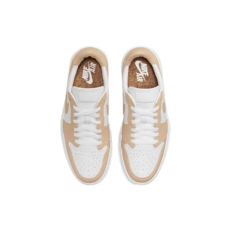 Фото Кроссовки Nike Jordan Air Jorden 1 Elevate Low, Dh7004-102, белые/желтые кроссовки №4