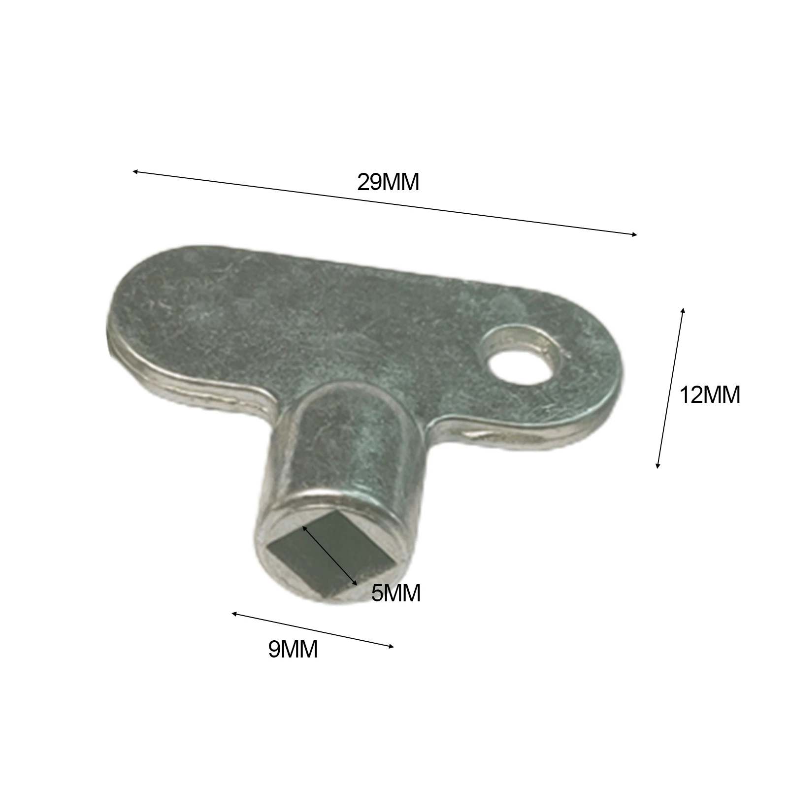 Фото 2pcs Radiator Valve Key Faucet Key Radiator Water Tap Plumbing Hole Bleed Bleeding Zinc Alloy Heater Wrench For Venting Air Valv №3
