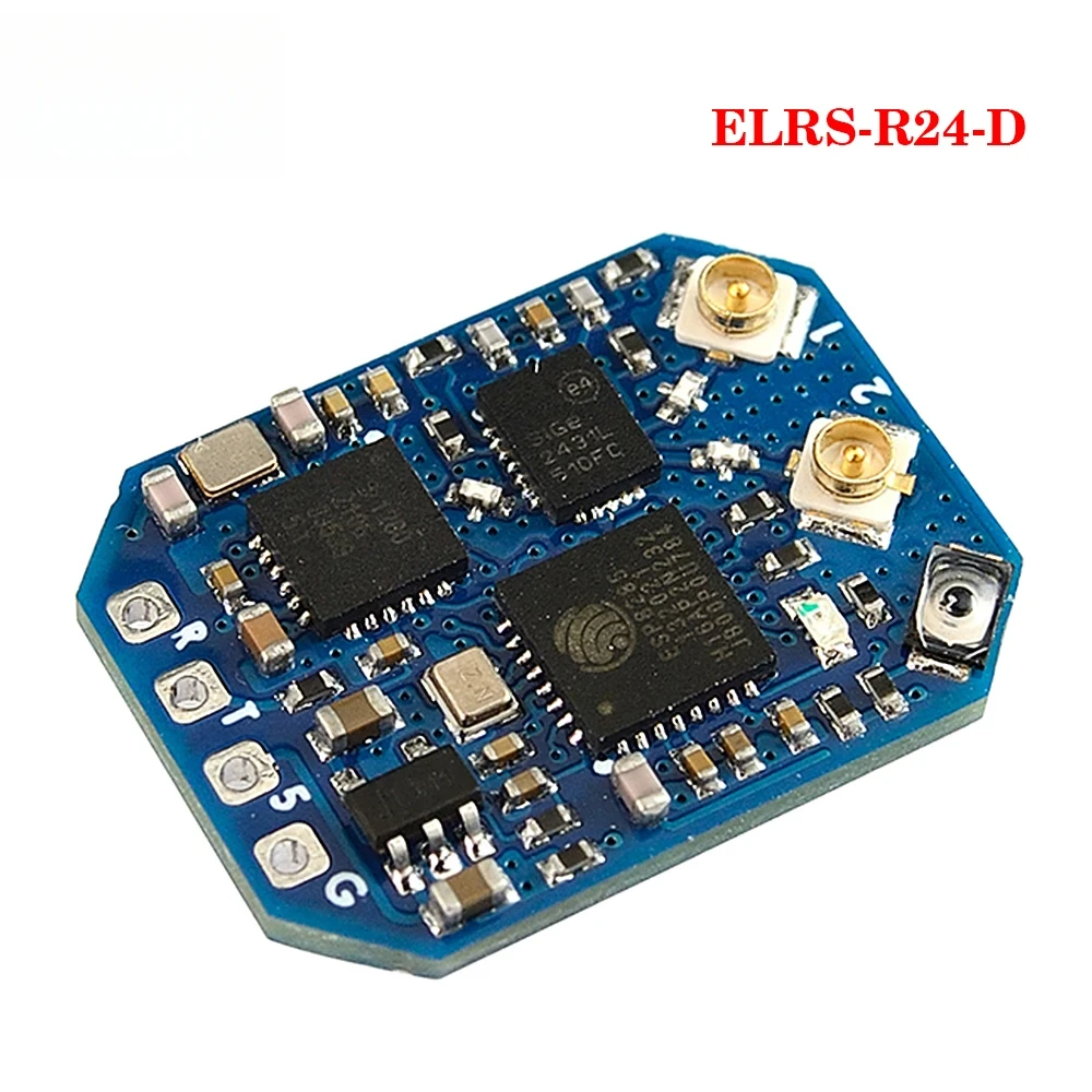 Для MATEKSYS ELRS-R24-D ELRS 2,4G приемник CRSF для RC FPV Racing Freestyle Nano Micro Mini Long Range Drone Активные компоненты