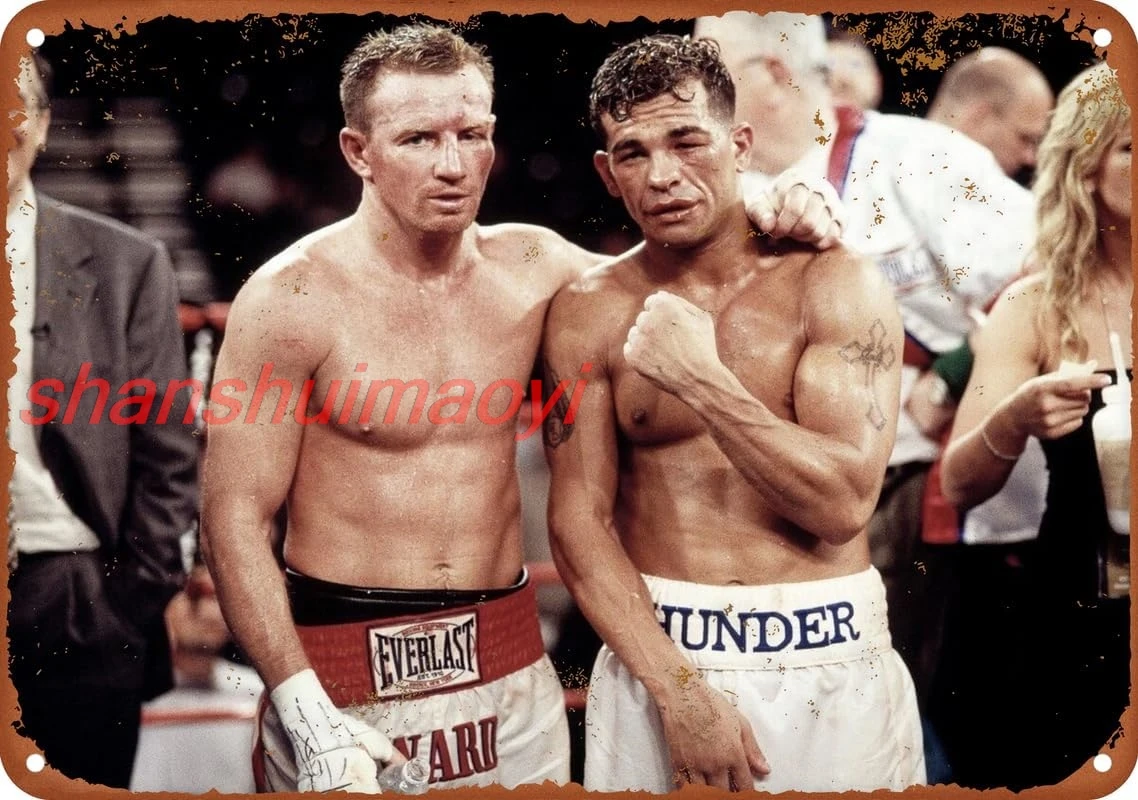 Arturo Gatti Vs Micky Ward Boxing Sport Poster Металлическая жестяная вывеска Алюминий Ретро Картина Печати Плакат Настенный декор для дома Кофе Wa