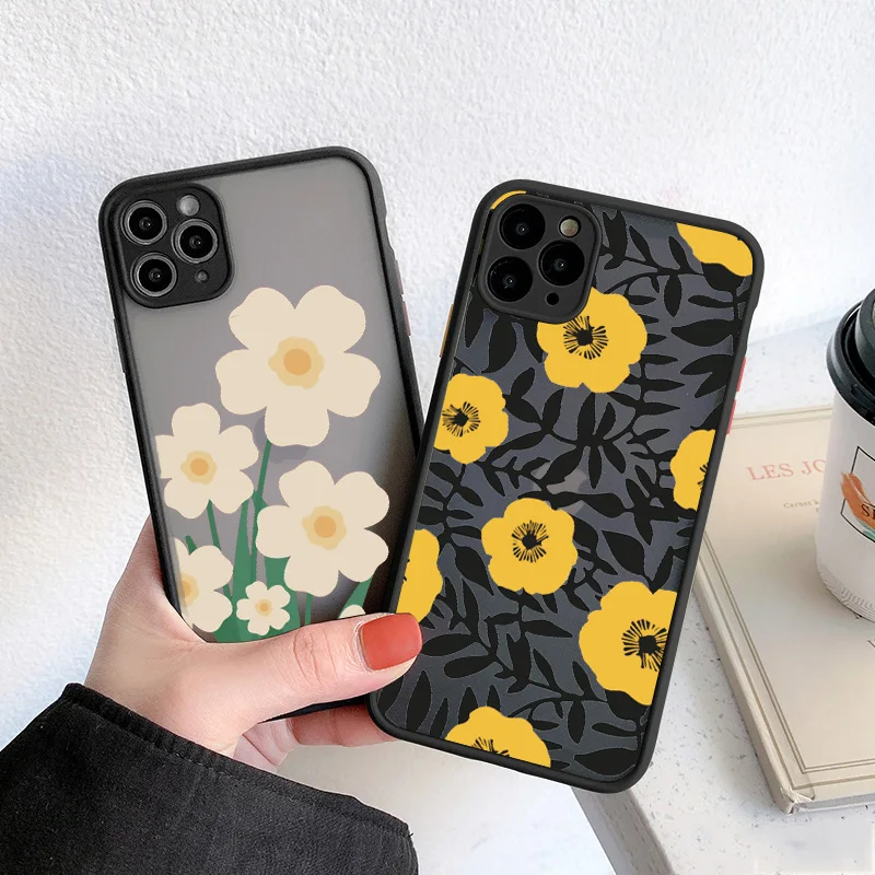 Чехол для телефона с сухими цветами для iphone 11 12 13 mini Pro Max XR X XS Max 7 8 plus SE 2020, жесткие противоударные Чехлы для задней панели, чехол (art.: 3920bbaead9f4) - 3920bbaead9f4