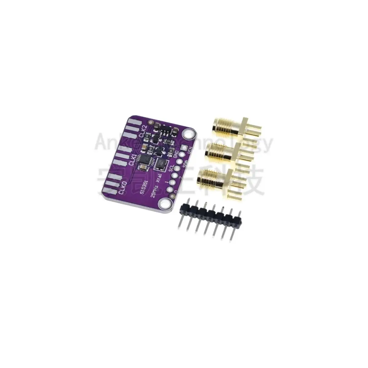 SI5351A Высокочастотный сигнальный прямоугольный генератор частоты 3-канальный модуль тактового генератора 8 кГц - 160 МГц