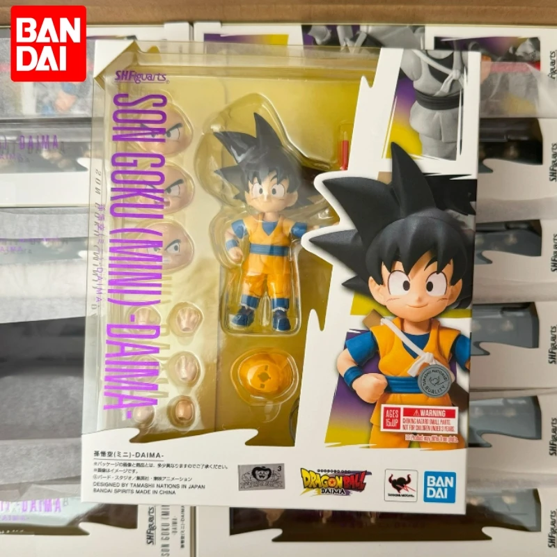 Новый Bandai S.H.Figuarts Dragon Ball Daima Son Goku Mini 1/12 экшн-кукла Коллекционная аниме-фигурка Модель игрушки Подарки на день рождения