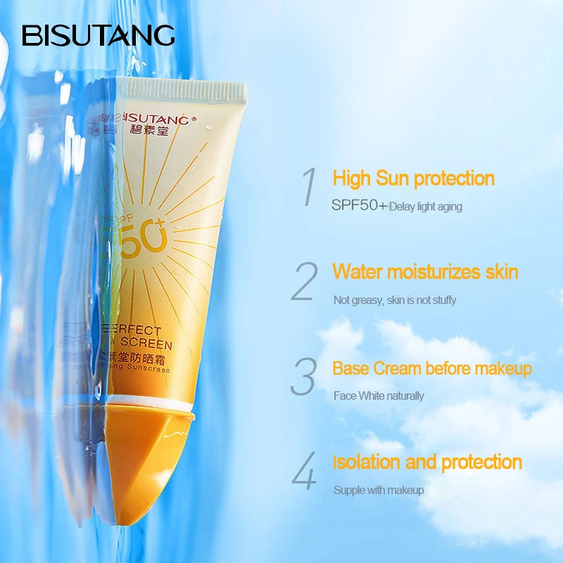 Солнцезащитный крем для лица с SPF 50 отбеливающий солнцезащитный блокирующий увлажняющий защитный антивозрастной масляный уход за лицом для женщин (art.: 3920c56e014c8) - 3920c56e014c8