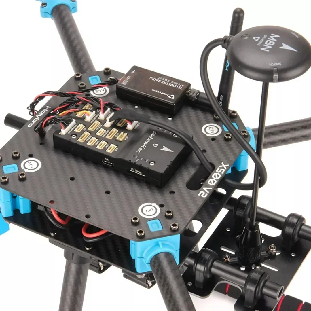 Фото Комплект разработки HolyBro PX4 — ARF X500 V2 с M10 GPS Pixhawk 6C / Pixhawk 6X Телеметрия Радио 433 МГц / 915 МГц №3