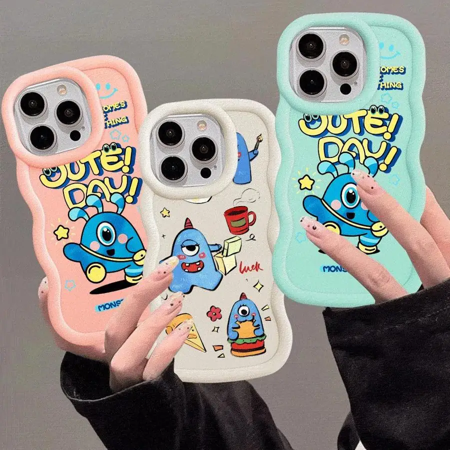 Синий чехол для телефона Disney Monsters Inc для Xiaomi Redmi Note 13 12 Pro 10 11s 8 10 Pro 9s 12S 11 Pro Plus 10s Мягкий чехол