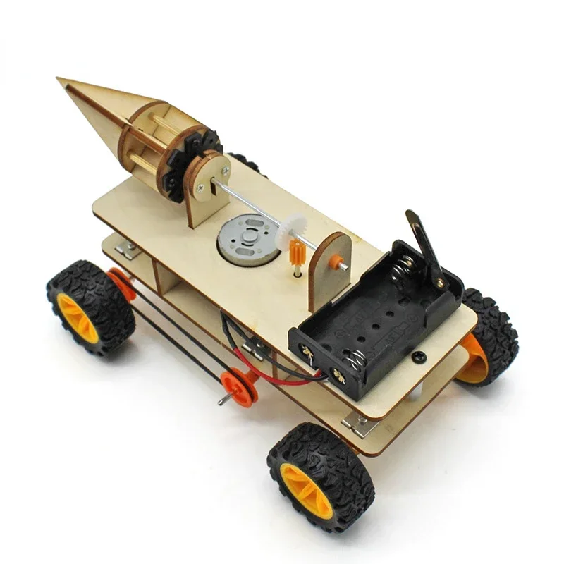 Сверлильный робот автомобиль для детей DIY Ручная сборка технологии небольшое производство набор для научных экспериментов Материал Пакет