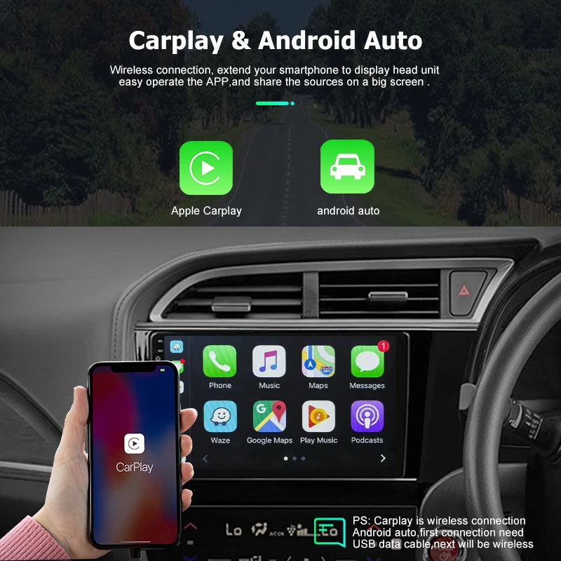 Фото 9'' Android 12.0 Car Radio for BMW 5 Series E39 X5 E53 1995-2003 GPS Navigation Multimedia Player Carplay Stereo Head Unit №4