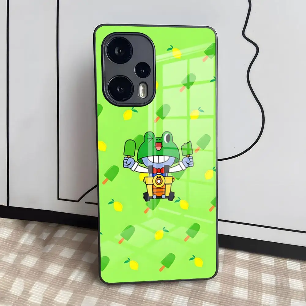 Фото Чехол для телефона с изображением B-Brawls Game для Xiaomi 14 Lite 12 Pro 11t 13 POCO M6 M5 X6 X5 X3 F5 F6 Pro, стеклянный чехол №5
