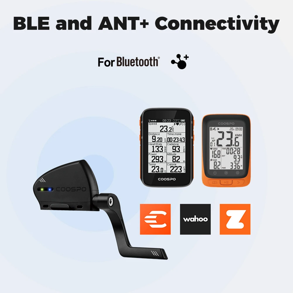 Датчик скорости и частоты вращения педалей COOSPO BK805 ANT + forBluetooth (art.: 3920c35ba07f7) - 3920c35ba07f7
