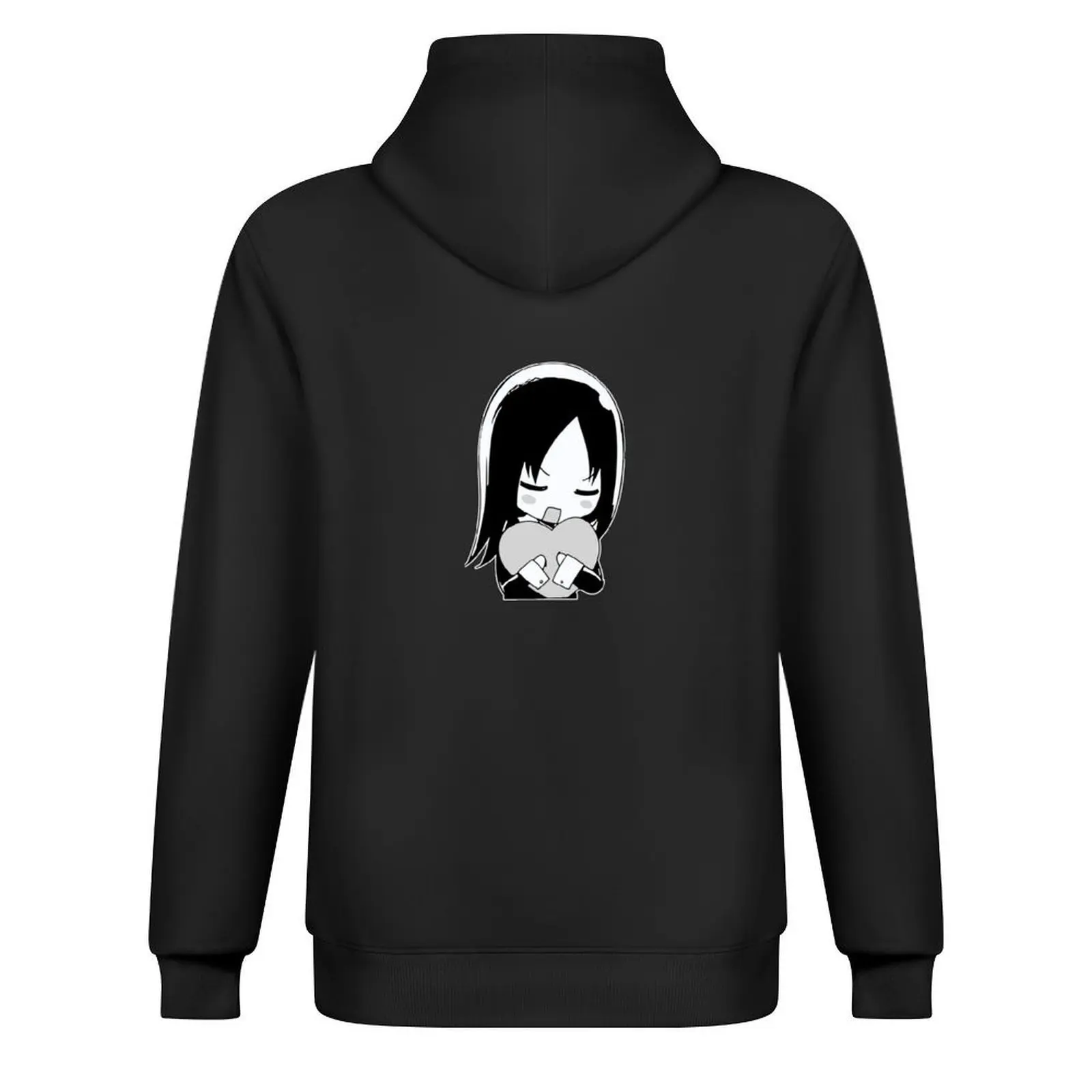 Фото Толстовка с капюшоном Chibi ice Kaguya chan, мужская одежда, мужская дизайнерская одежда, мужская осенняя одежда, пуловер, толстовки №3