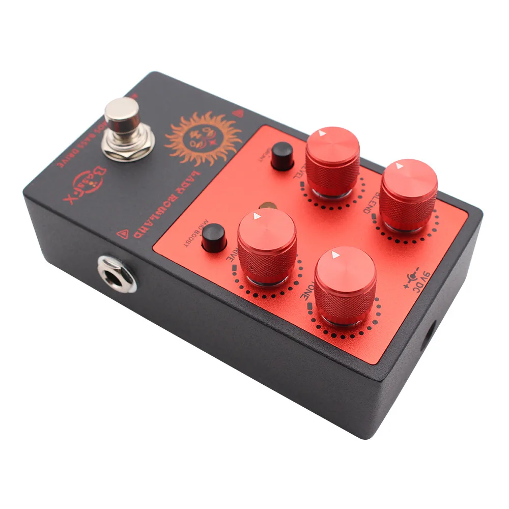 Фото FANMUZK LADY ROWLAND Bassfx Series Педаль эффектов с басовым приводом Аналоговая схема Boutique Hybrid JFET и CMOS Gain Stages Overdrive №4