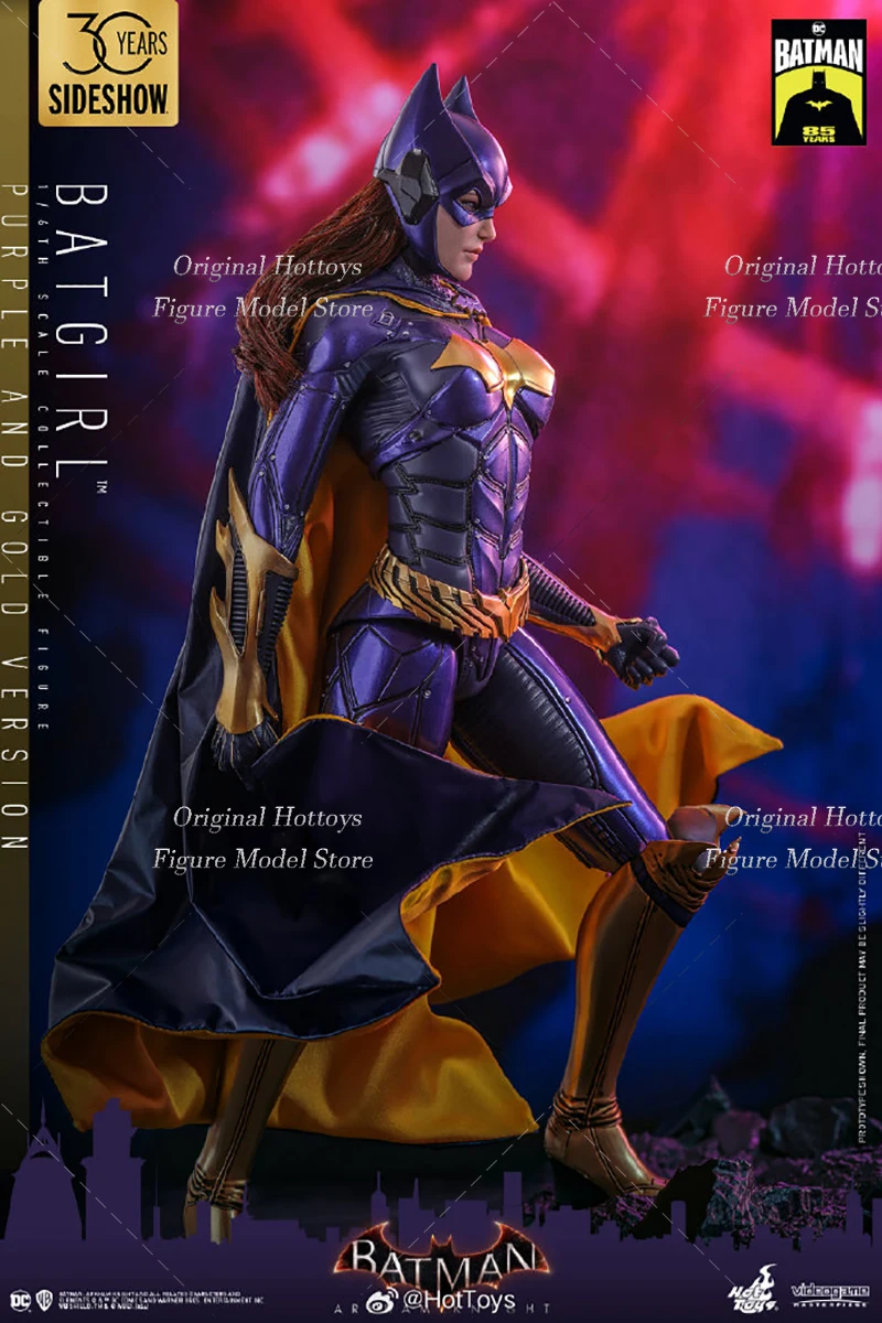 Фото HOTTOYS HT VGM65 масштаб 1/6 женщина-солдат Akam Knight Batgirl фиолетовое золотое издание полный набор 12 дюймов экшн-фигурка коллекция кукол №5