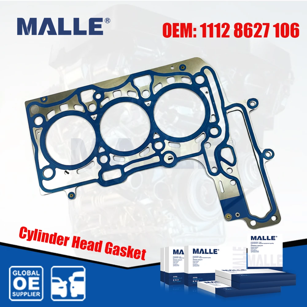 Прокладка головки блока цилиндров двигателя для BMW MINI Cooper Countryman B38 F45 F46 F48 F56 18i B15 Автозапчасти Автомобильные аксессуары 11128627106