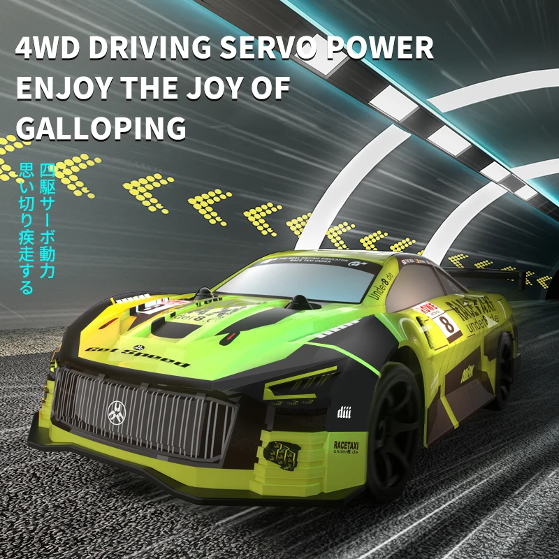 Фото Q165 2,4G мини Радиоуправляемый автомобиль со светодиодной подсветкой, 4WD, дистанционное управление, дрифт-машина, профессиональные гоночные игрушки, модель для детей, рождественские подарки №3