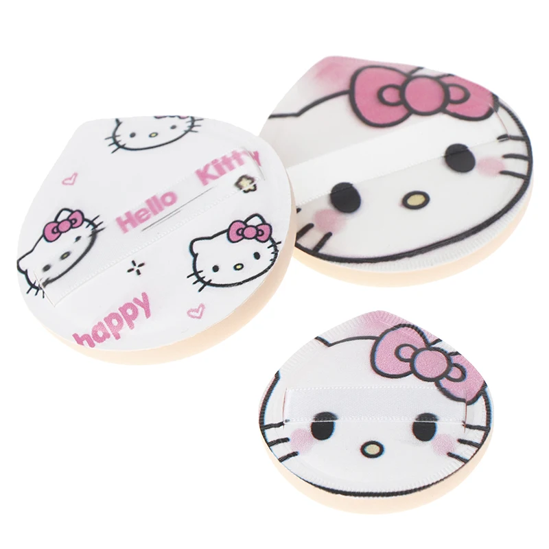 Спонж для макияжа Sanrio, мягкая эластичная хлопковая база для лица, спонж для макияжа Hello Kitty, инструменты для красоты