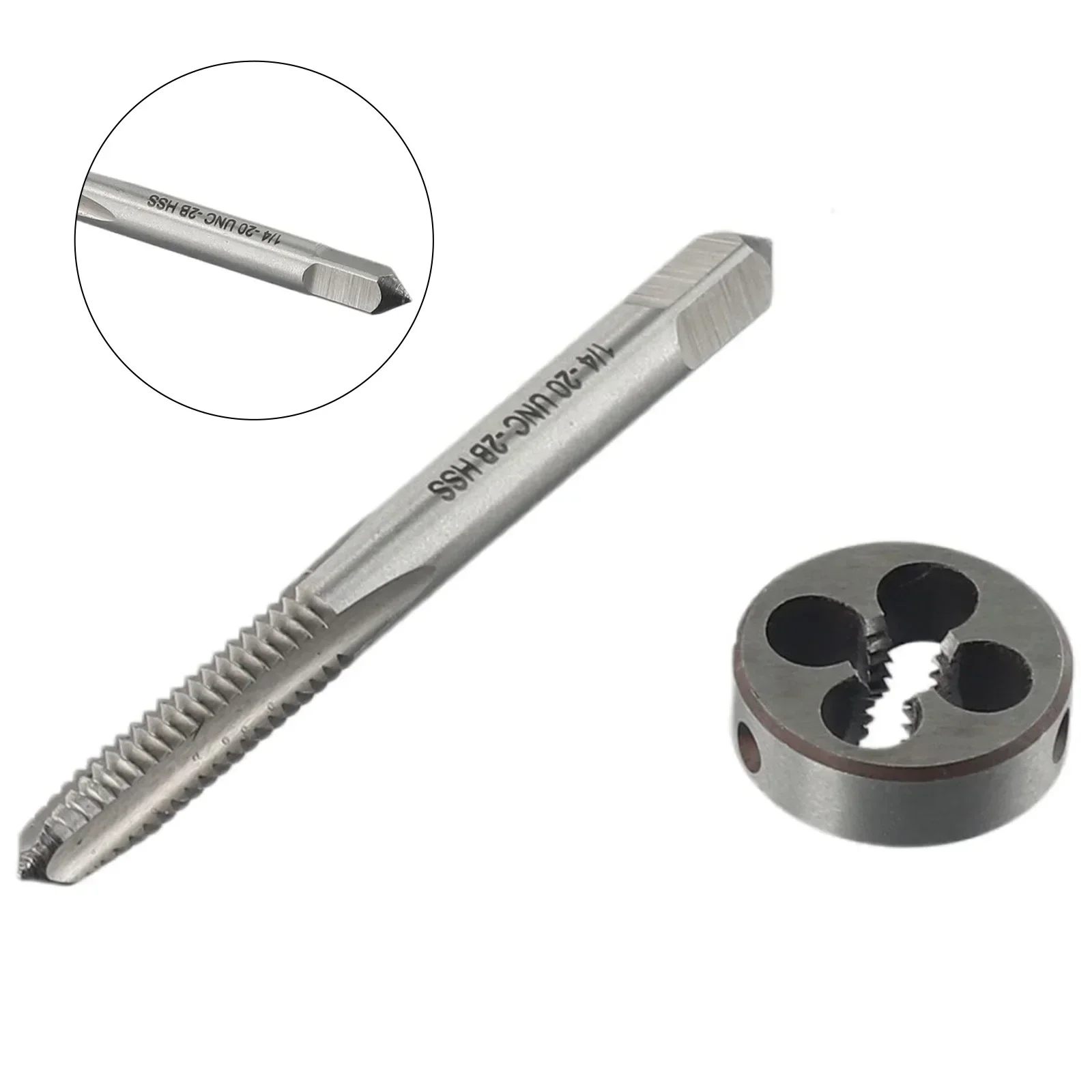 Алюминиевый медный кран Die 1PC Die Set HSS высокоскоростная стальная машина R1/4, кран для правой руки «-20 1*1/4»-20UNC