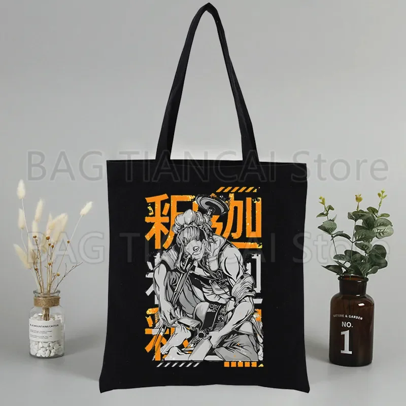 . Ragnarok Anime Record Aphrodite Canvas Shoulder Bag Usachan Record of Ragnarok Buddha Сумки для покупок Сумки Tote Books Bag