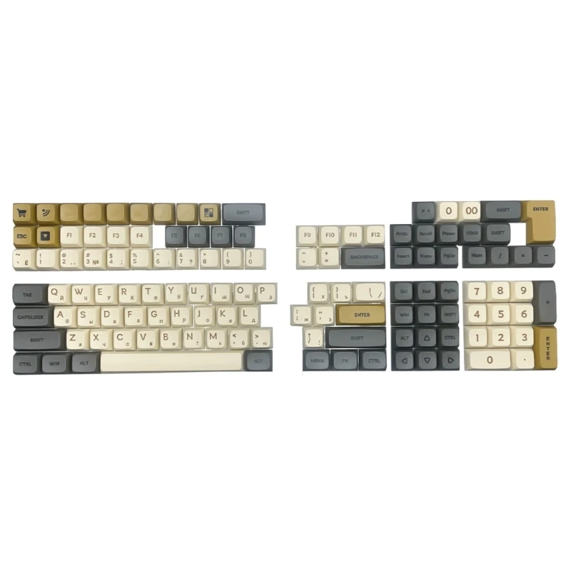 Удобные колпачки XDA. Русские колпачки для клавиш для машинистов, геймеров. Переключатели MX.