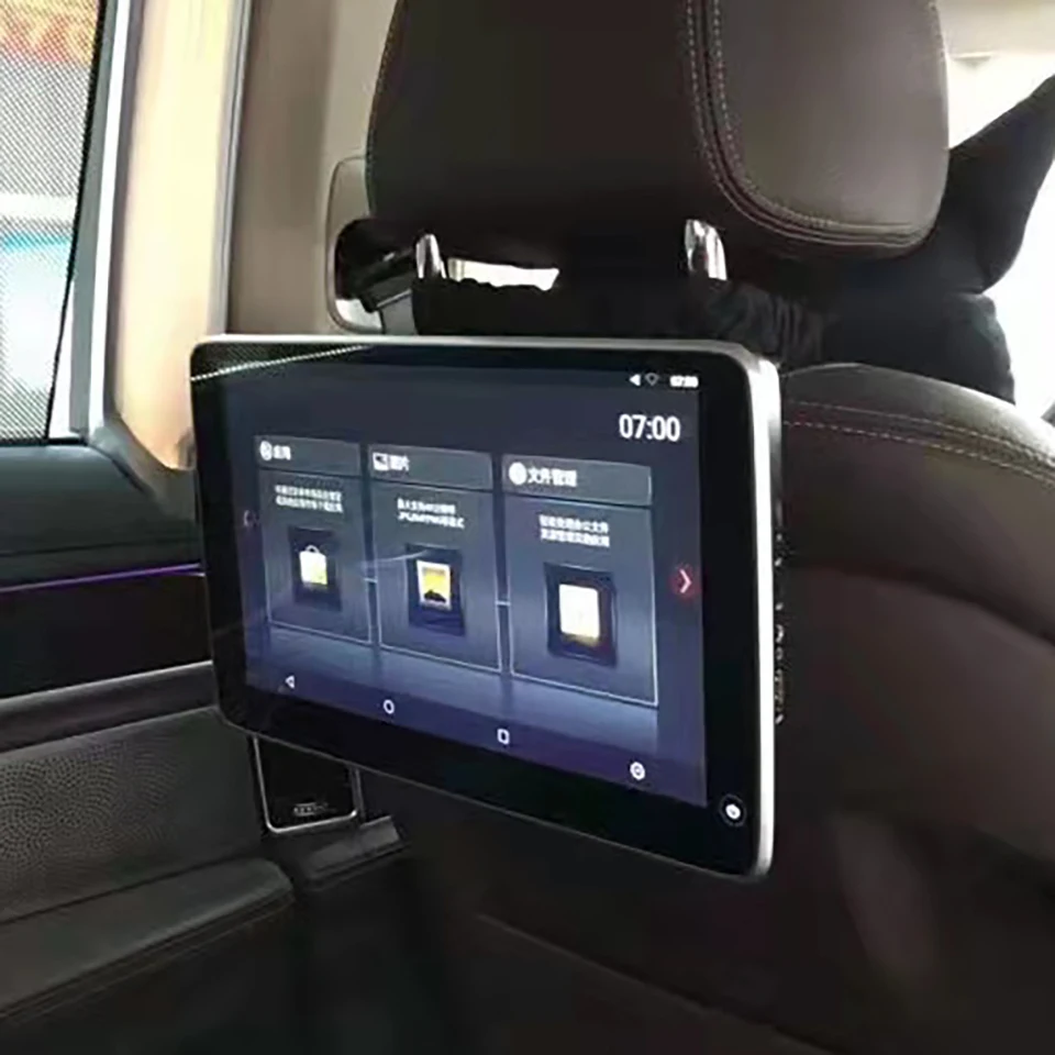 Фото 2025 пользовательский стиль, новейший продукт для BMW X7, развлекательный подголовник на заднем сиденье, система Android 11,6 с 1,5-дюймовым автомобильным монитором подушки №3