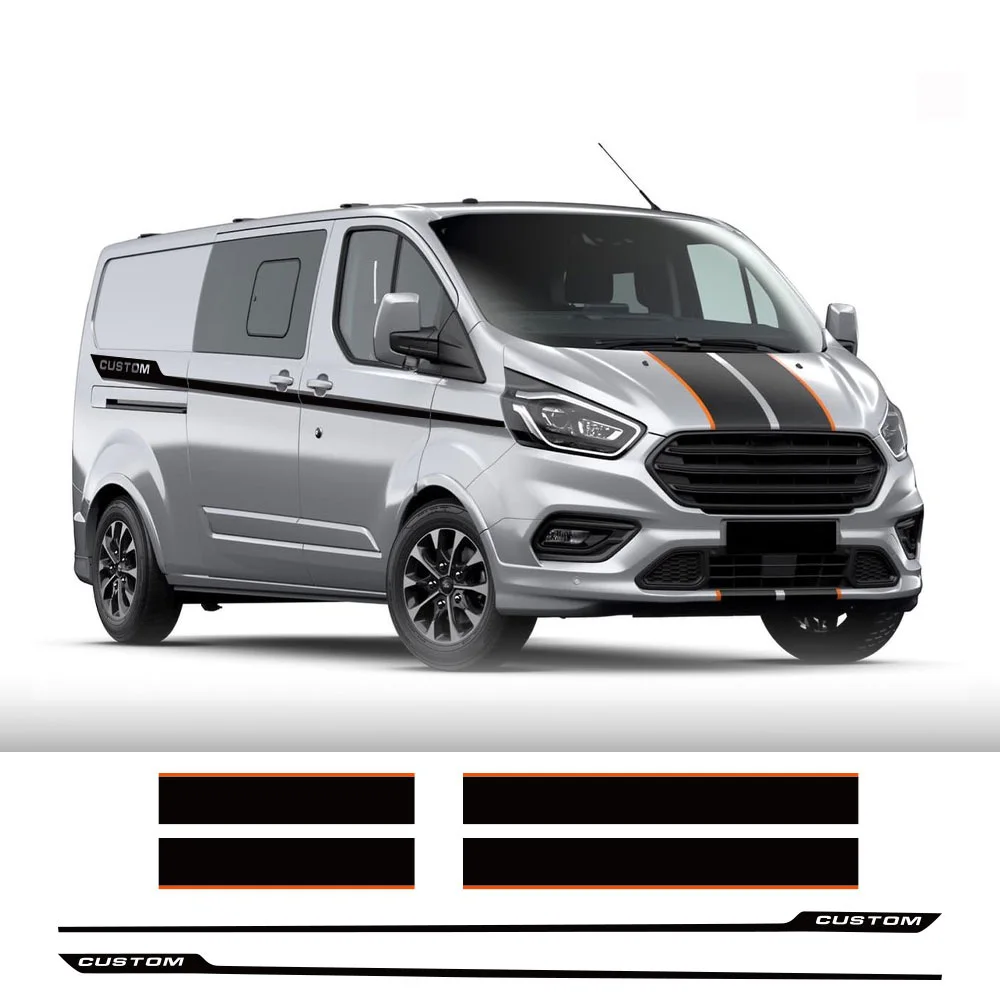 6 шт./партия, виниловые наклейки на капот автомобиля Ford Transit Tourneo
