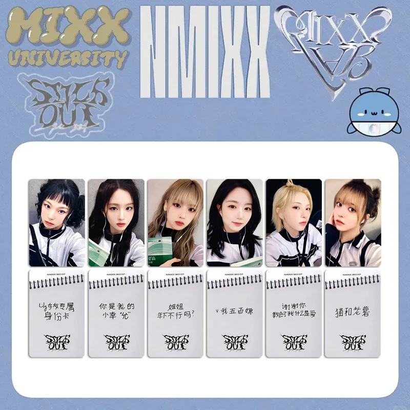 KPOP NMIXX Fe304 Альбом вперед Фотокарточки ЗНАЙТЕ МНОЙ Так 24 AM BDM Store Benefits Карты SullYoon JiWoo KyuJin Подарки для фанатов