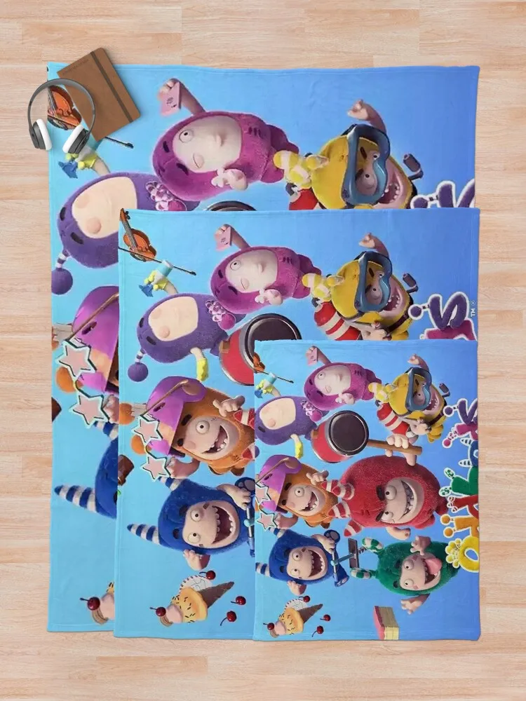 Фото Oddbods ТВ анимация 2020 плед одеяло летнее постельное белье одеяло s Kawaii одеяло персонализированный подарок №5