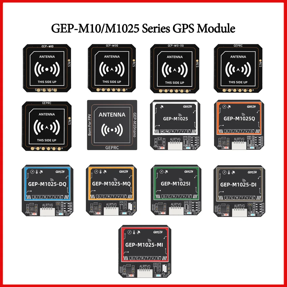 Фото GPS-модуль GEPRC M10/M1025 с серийным чипом GPS Nano/DQ Verision для аксессуаров для дронов FPV Поддержка GPS + BDS + Galileo + QZSS №2