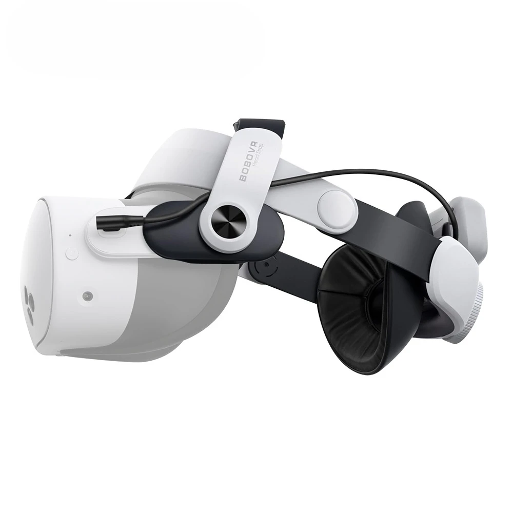 M3 Pro работает с Meta Quest 3/Quest 3s VR-гарнитурой, замена аккумуляторной повязки на голову Elite Strap Enhanced Playtime