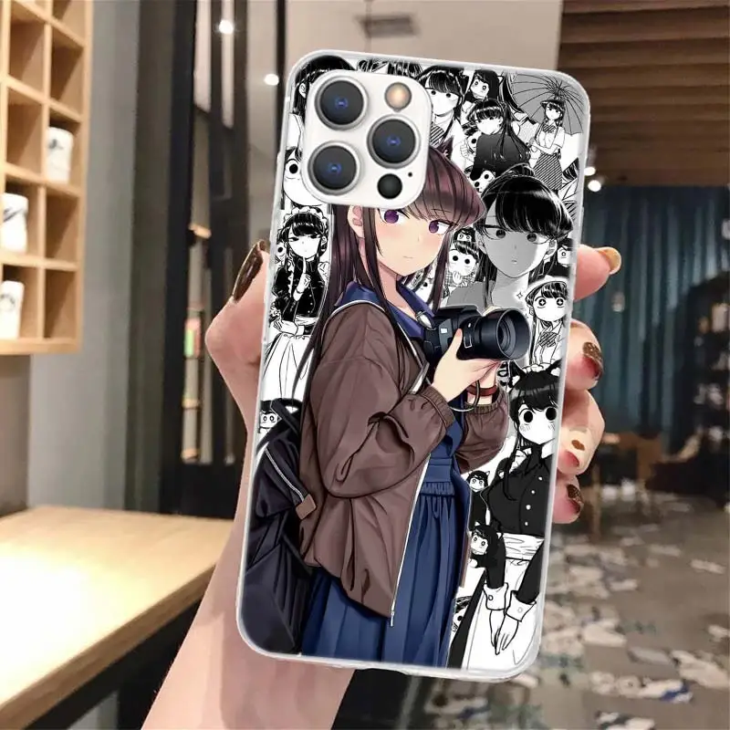 Фото Силиконовый чехол Komi Can't Communicate для Apple iPhone 16 15 Pro Max 14 11 13 Plus 12 Mini 7 8 + X XS SE 16Pro Cover Shell №5