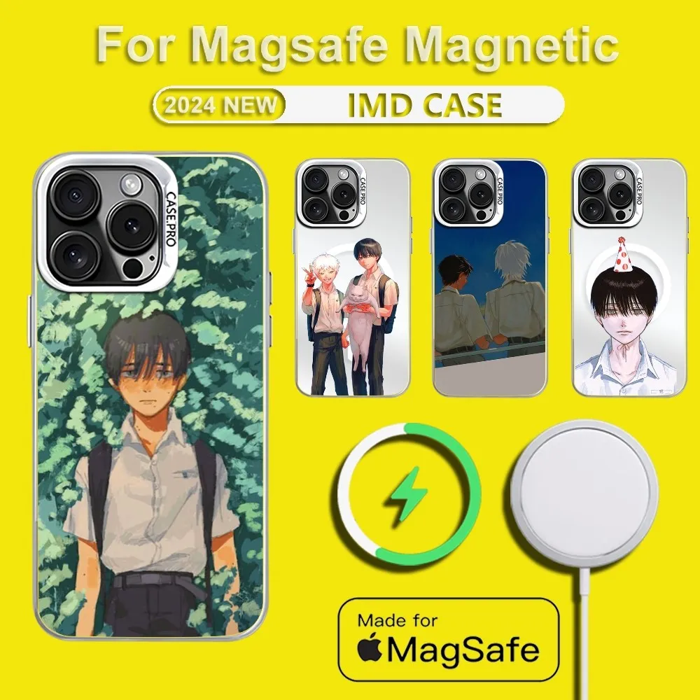 Чехол для телефона с аниме The summer hikaru для iPhone 15,14,13,12,11,Plus,Pro,Max Mini Magsafe, магнитная Беспроводная зарядка
