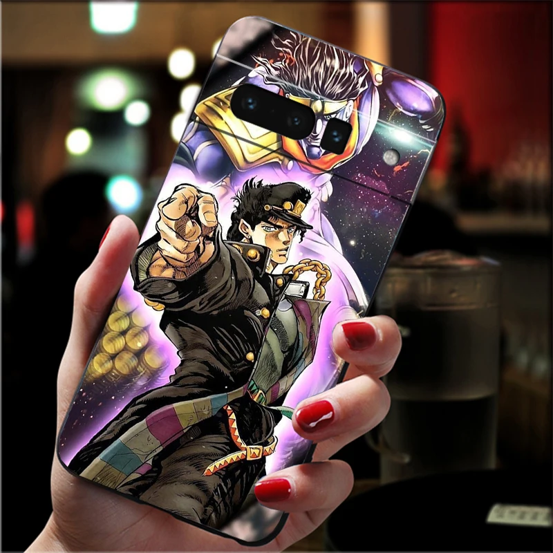 Фото Чехол для телефона Jotaro Anime Jojo's Bizarre Adventure Funda для Google Pixel 10 9 Pro XL 9A 8 7 6 Pro Pixel 8A 7A 6A Pixel 8 7 6 5 №5