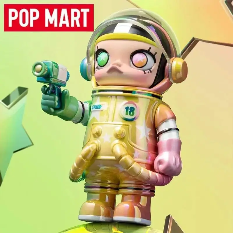 Фото POP MART Mega Space Molly 100% серия 3, слепая коробка, загадочная коробка, сумка для догадок, игрушки, кукла, милая аниме-фигурка, коллекция настольных украшений №2