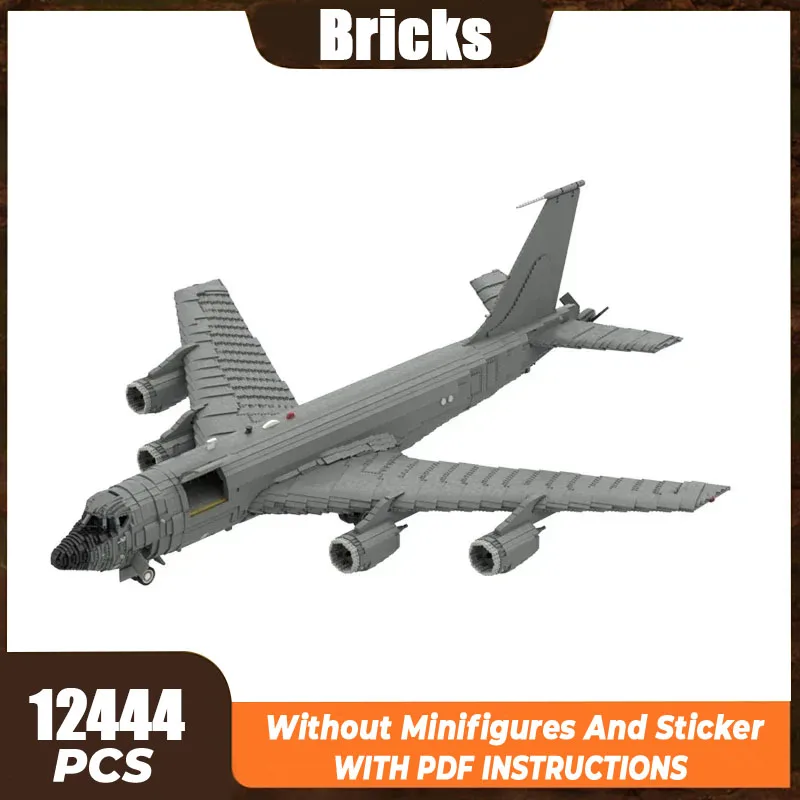 Moc Building Bricks Военная модель истребителя WW2 KC-135R Технология самолета Модульные блоки Подарочные рождественские игрушки Наборы для самостоятельной сборки