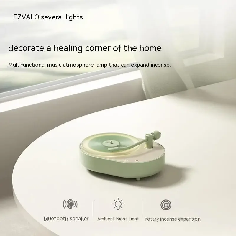 Фото Bluetooth-Колонка Ezvalo для ароматерапии, беспроводная стереоколонка с поддержкой Bluetooth, для дома и рабочего стола, подарок №4