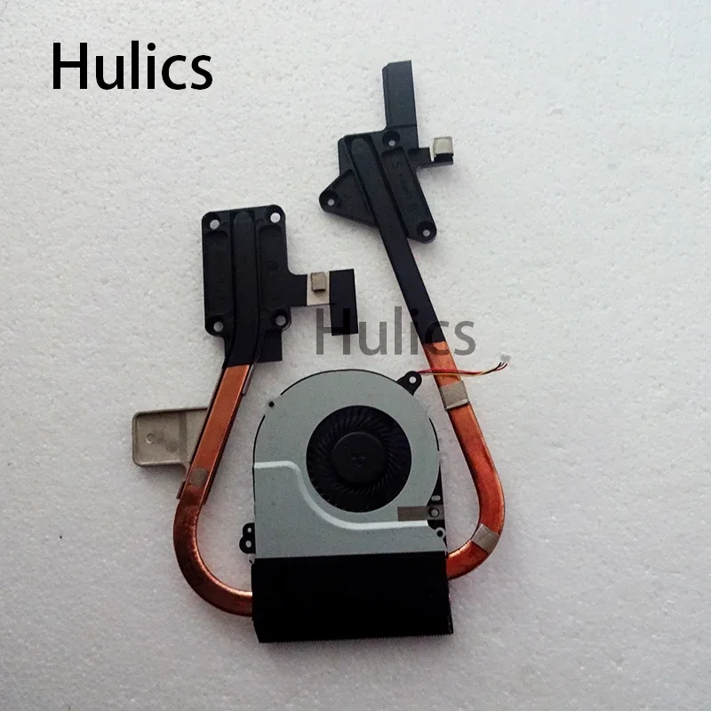 Hulics используется K75VJ для ASUS K75V K75VM K75DE R700D охлаждающий вентилятор для ноутбука, кулер для процессора, радиатор
